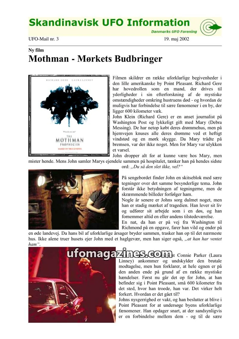 Cover of UFO Mail (SUFOI) issue 3: Skandinavisk UFO Information