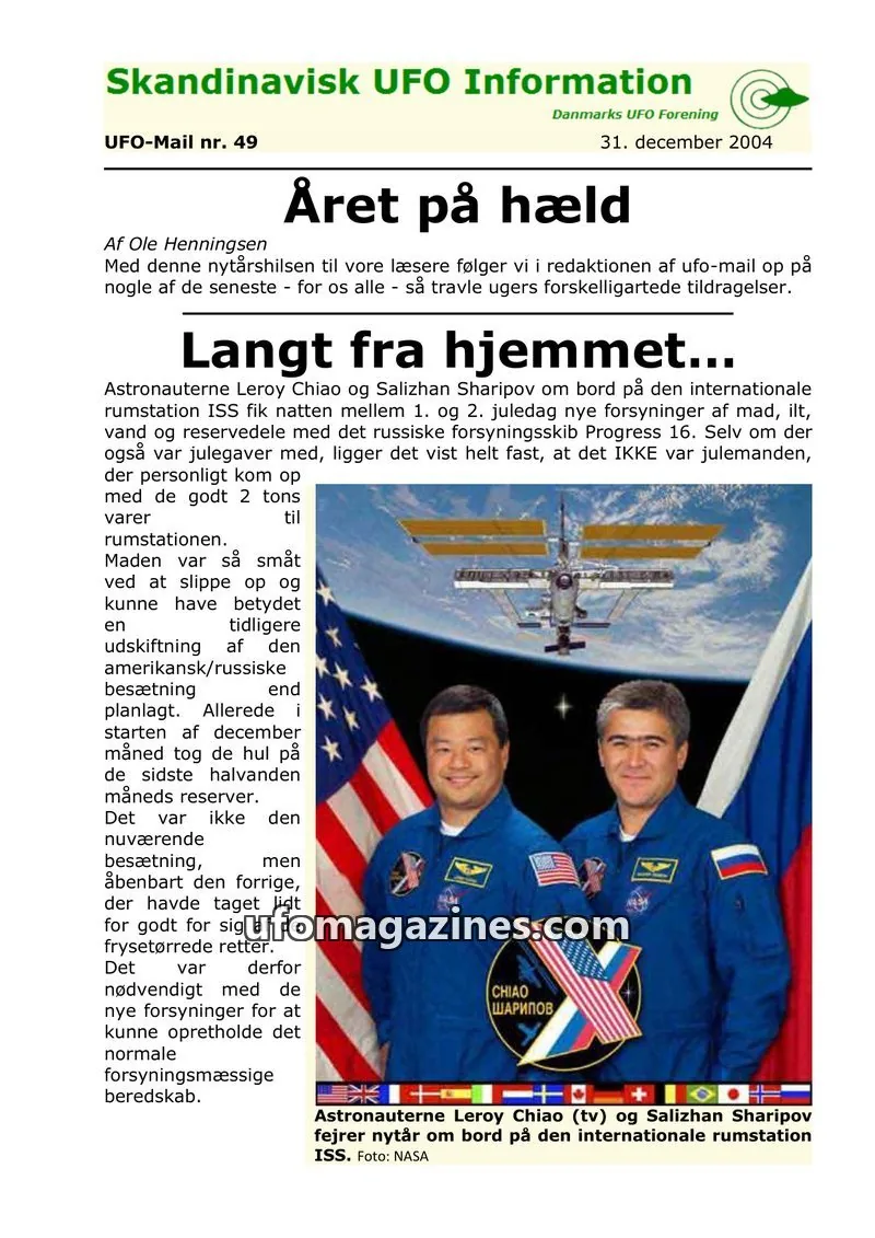 Cover of UFO Mail (SUFOI) issue 49: Skandinavisk UFO Information
