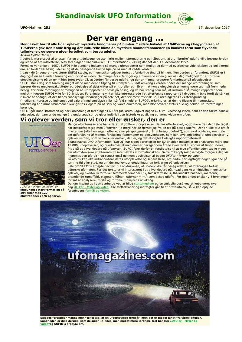Cover of UFO Mail (SUFOI) issue 251: Skandinavisk UFO Information