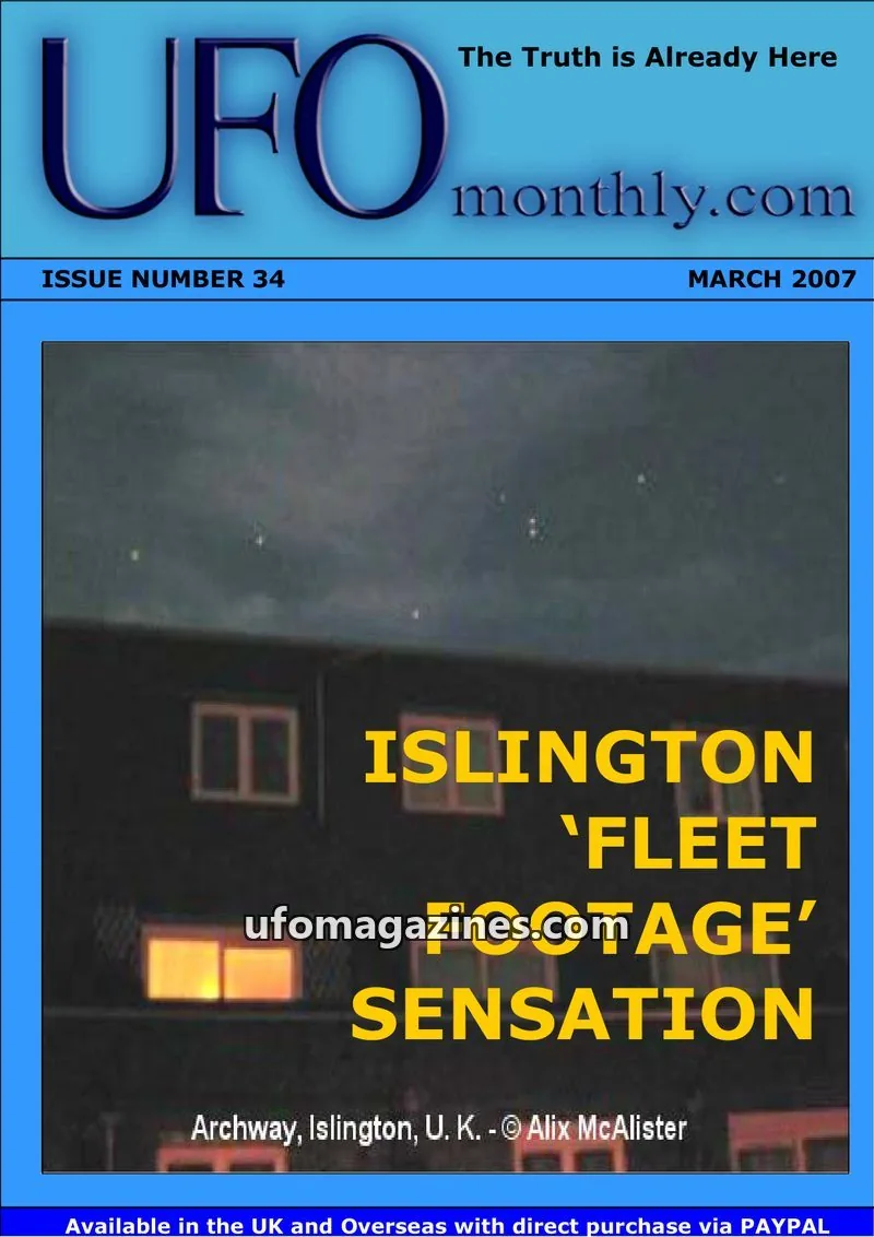 Cover of UFO Monthly issue 34: UFO monthly.com