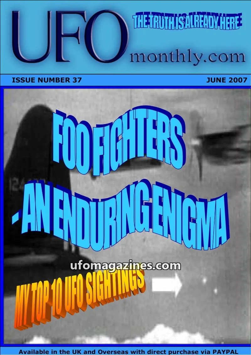 Cover of UFO Monthly issue 37: UFO monthly.com