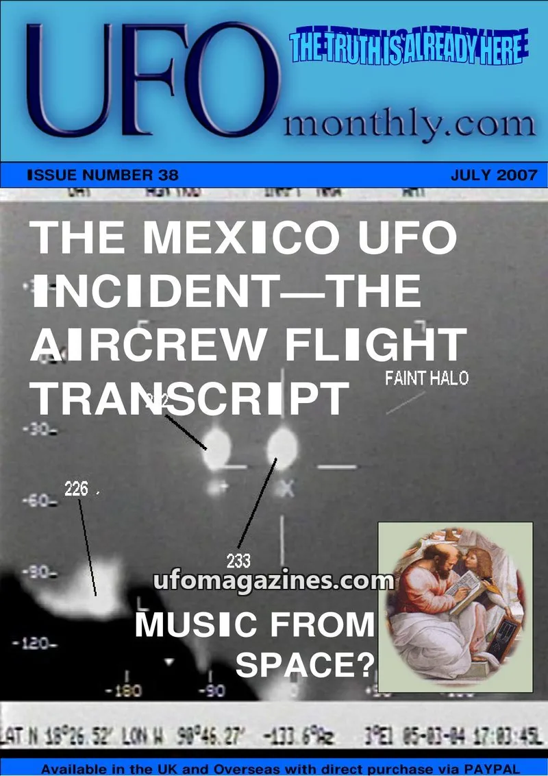 Cover of UFO Monthly issue ISSUE NUMBER 38: UFO monthly.com