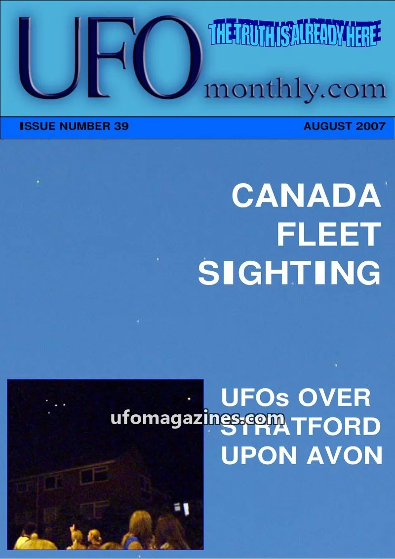 Cover of UFO Monthly issue 39: UFO monthly.com