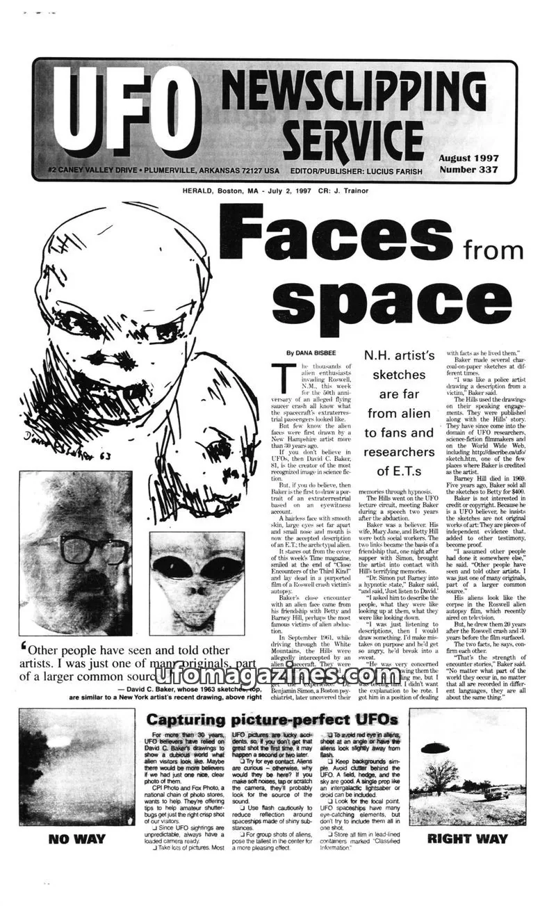 Cover of UFO Newsclipping Service issue Number 337: UFO NEWSCLIPPING SERVICE