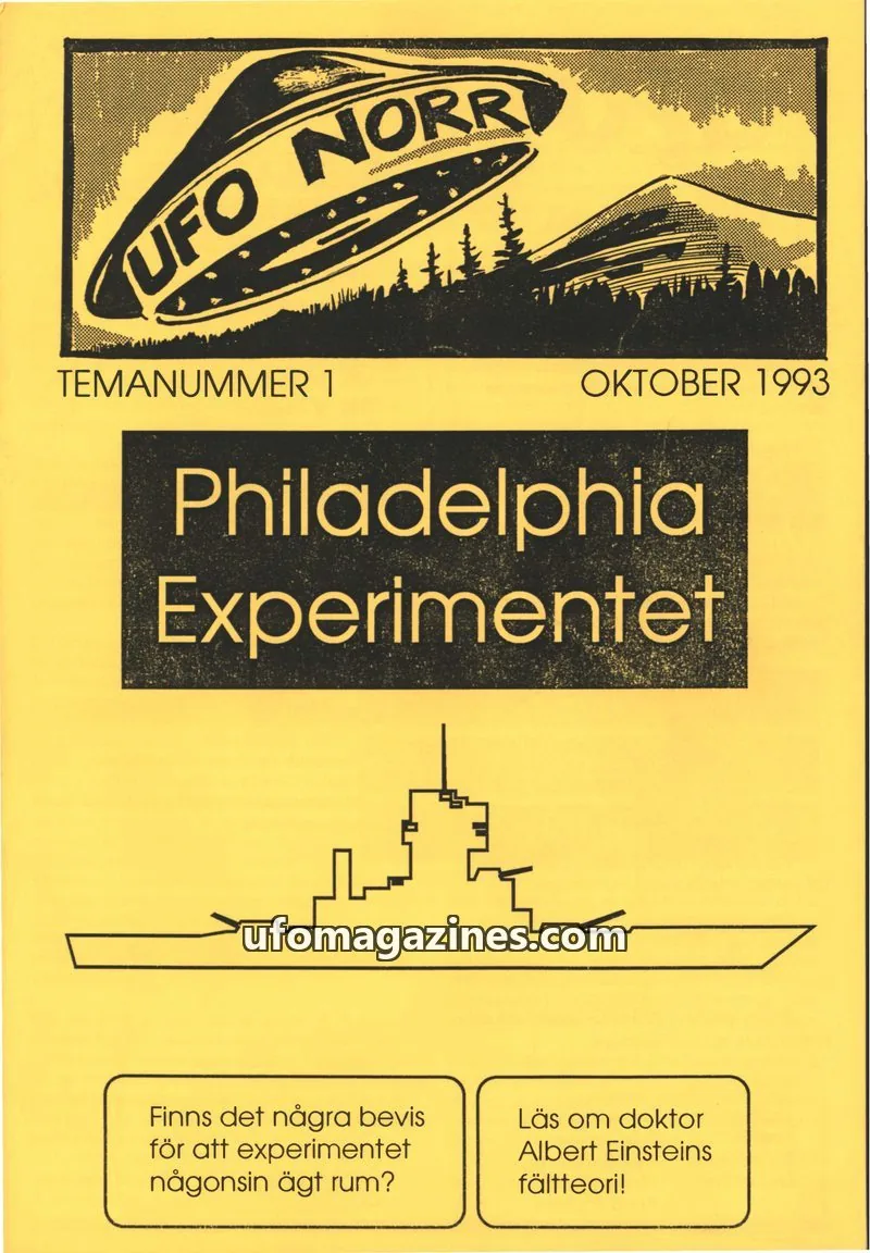Cover of UFO Norr issue TEMANUMMER 1: UFO NORR