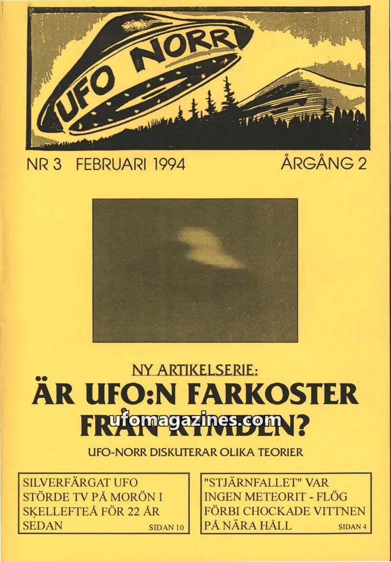 Cover of UFO Norr issue 3: UFO NORR