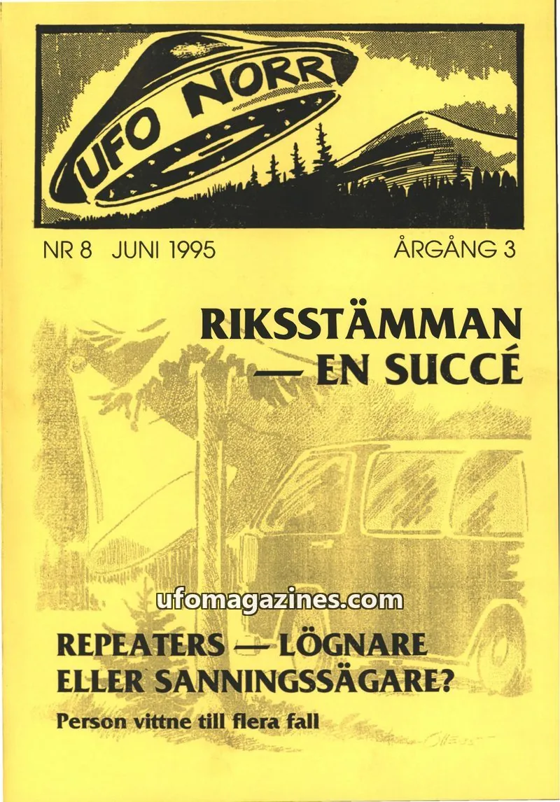 Cover of UFO Norr issue 8: UFO NORR