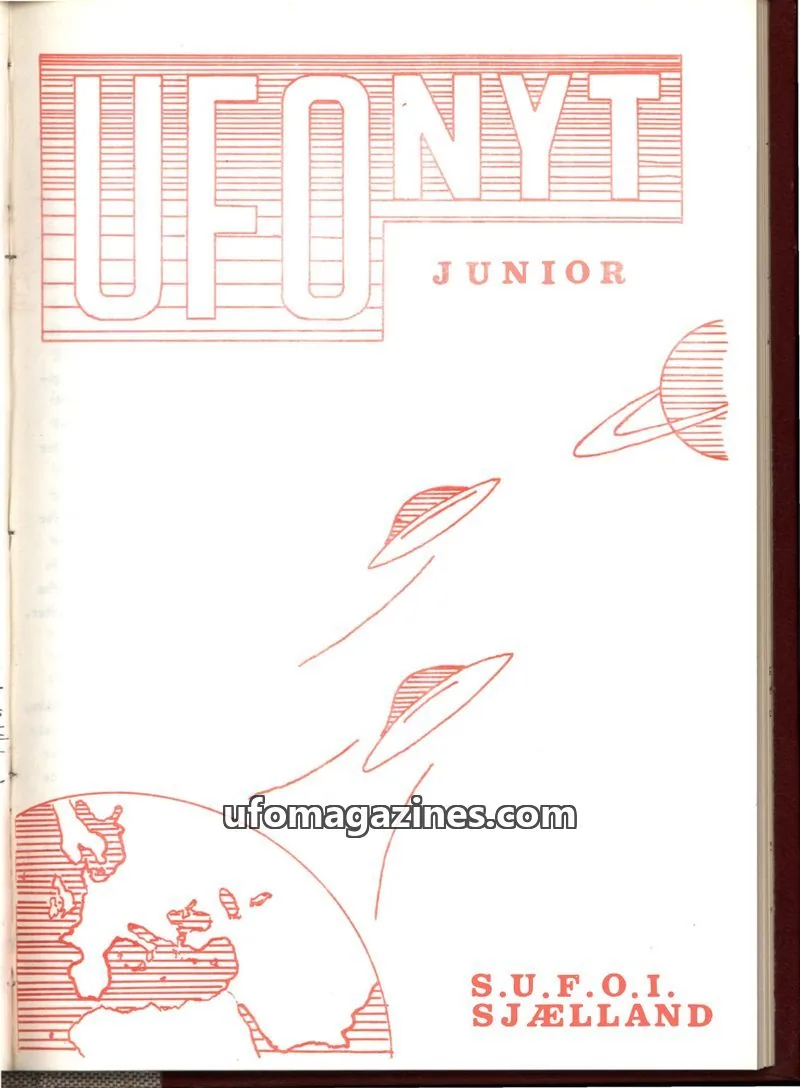 Cover of UFO Nyt Junior (SUFOI) issue 1: UFO NYT JUNIOR