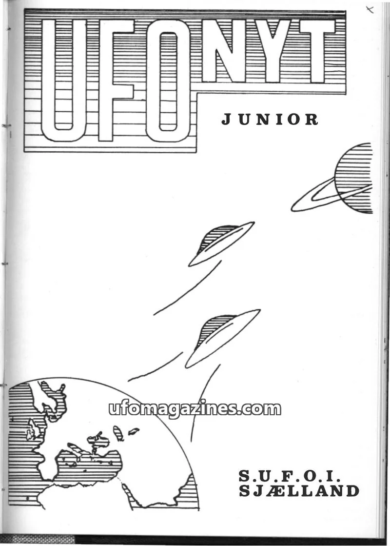 Cover of UFO Nyt Junior (SUFOI) issue 5: UFONYT JUNIOR
