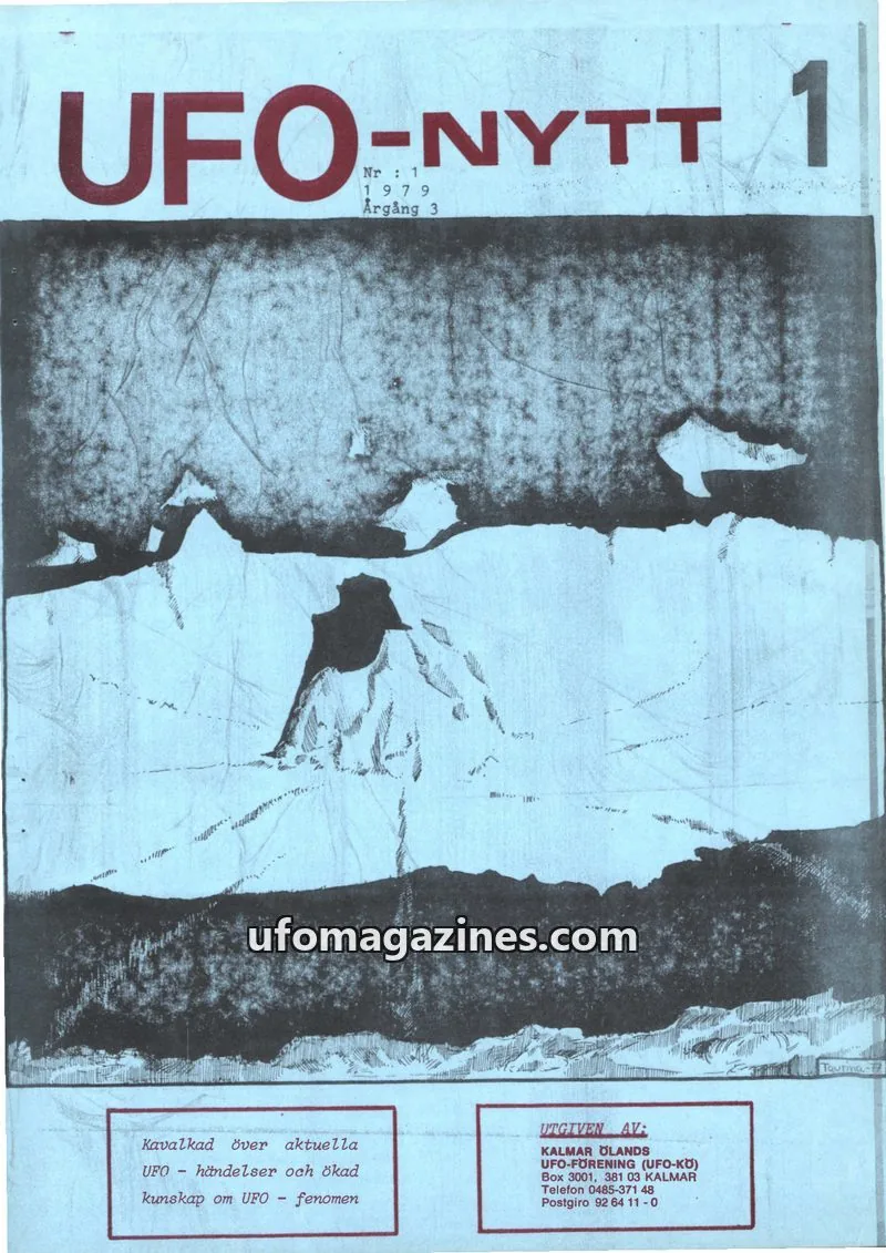 Cover of UFO-Nytt Kalmar-Öland issue 1: UFO-NYTT
