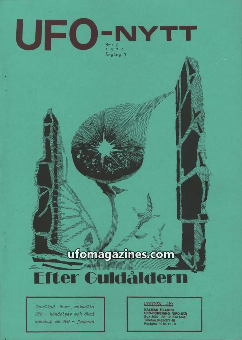Cover of UFO-Nytt Kalmar-Öland issue 2: UFO-NYTT