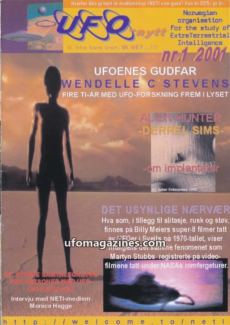 Cover of UFO-Nytt (NETI) issue 11: UFO'ENES GUDFAR