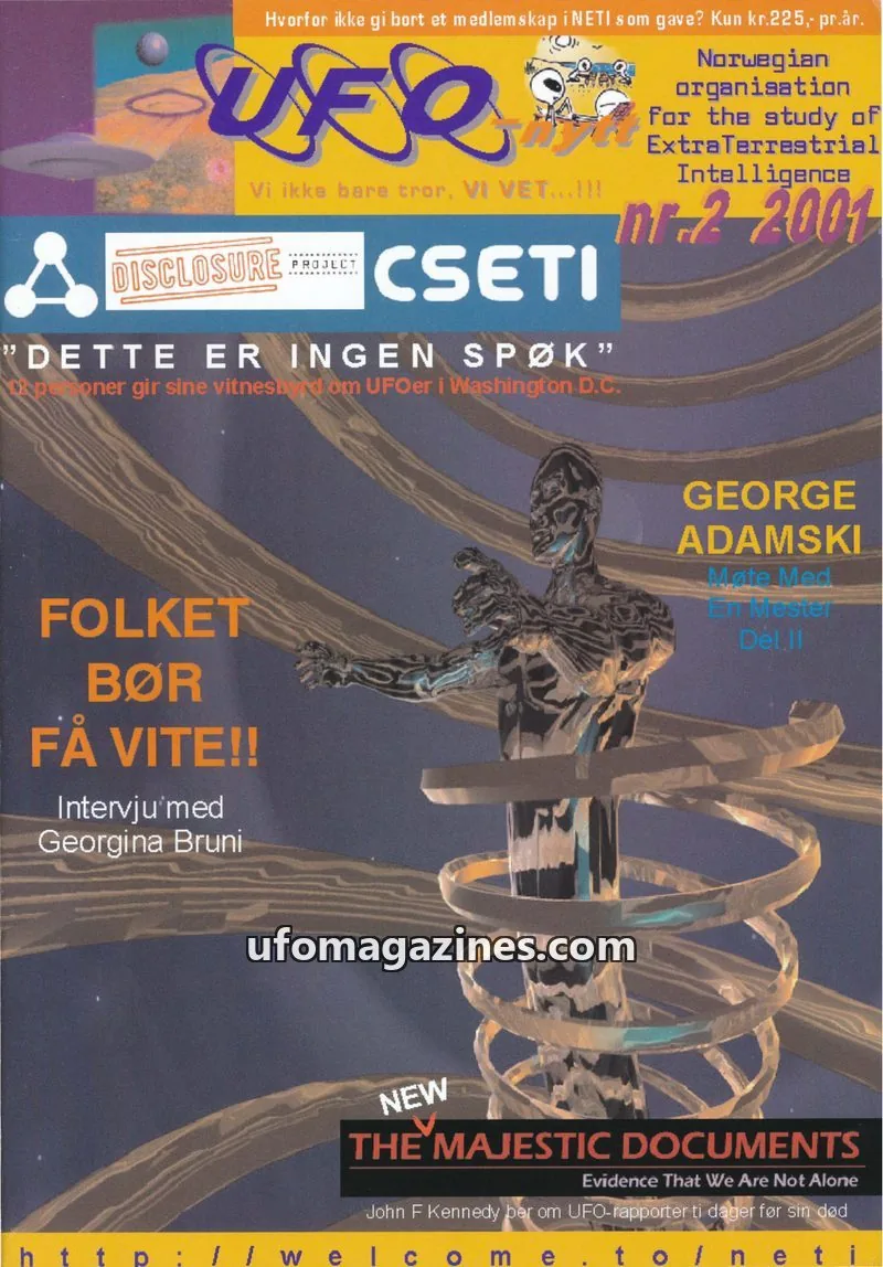 Cover of NETI issue nr. 2: UFO-nytt