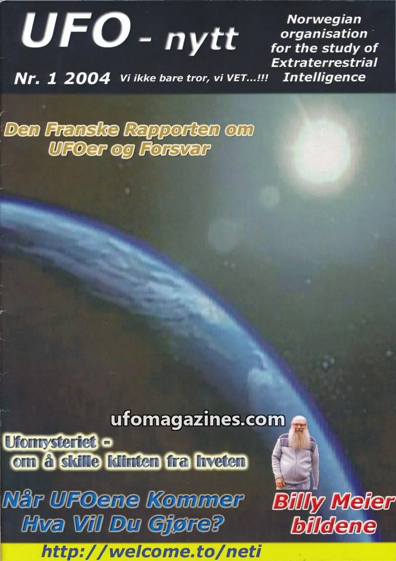 Cover of NETI issue 1: UFO - nytt
