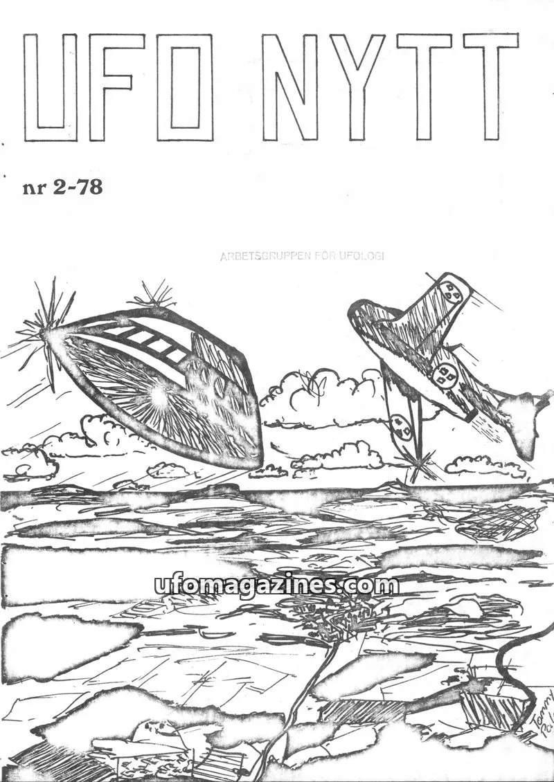 Cover of UFO-Nytt Vasterbergslagen issue 2-78: UFO NYTT