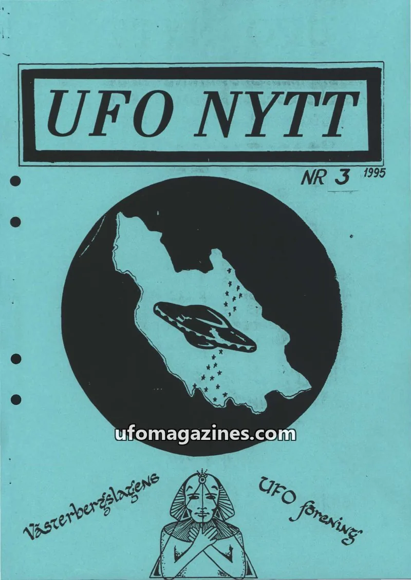 Cover of UFO-Nytt Vasterbergslagen issue 3: UFO NYTT