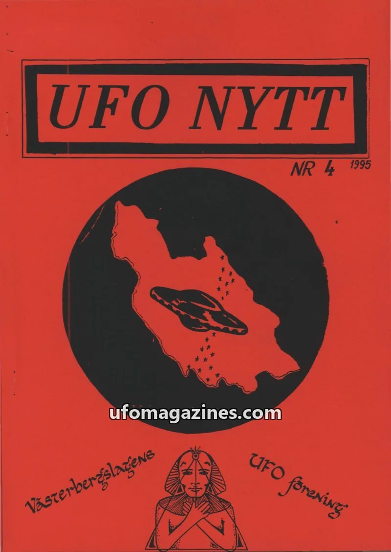 Cover of UFO-Nytt Vasterbergslagen issue 4: UFO NYTT