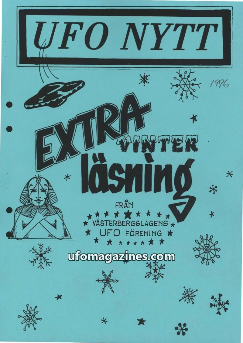 Cover of UFO-Nytt Vasterbergslagen issue EXTRA: UFO NYTT