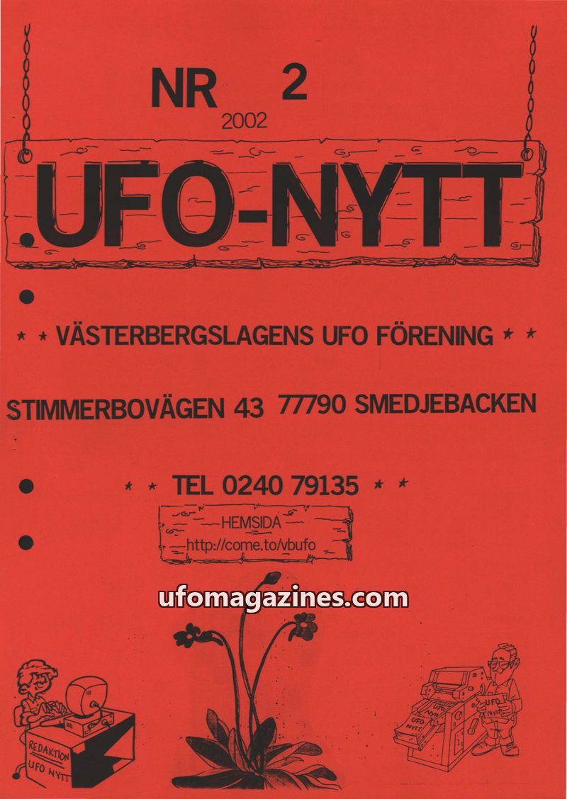 Cover of UFO-Nytt - 2002 No 2