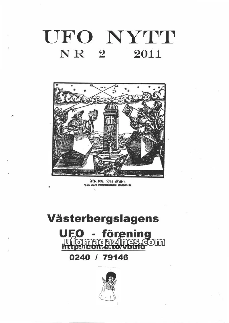 Cover of UFO-Nytt Vasterbergslagen issue 2: UFO NYTT