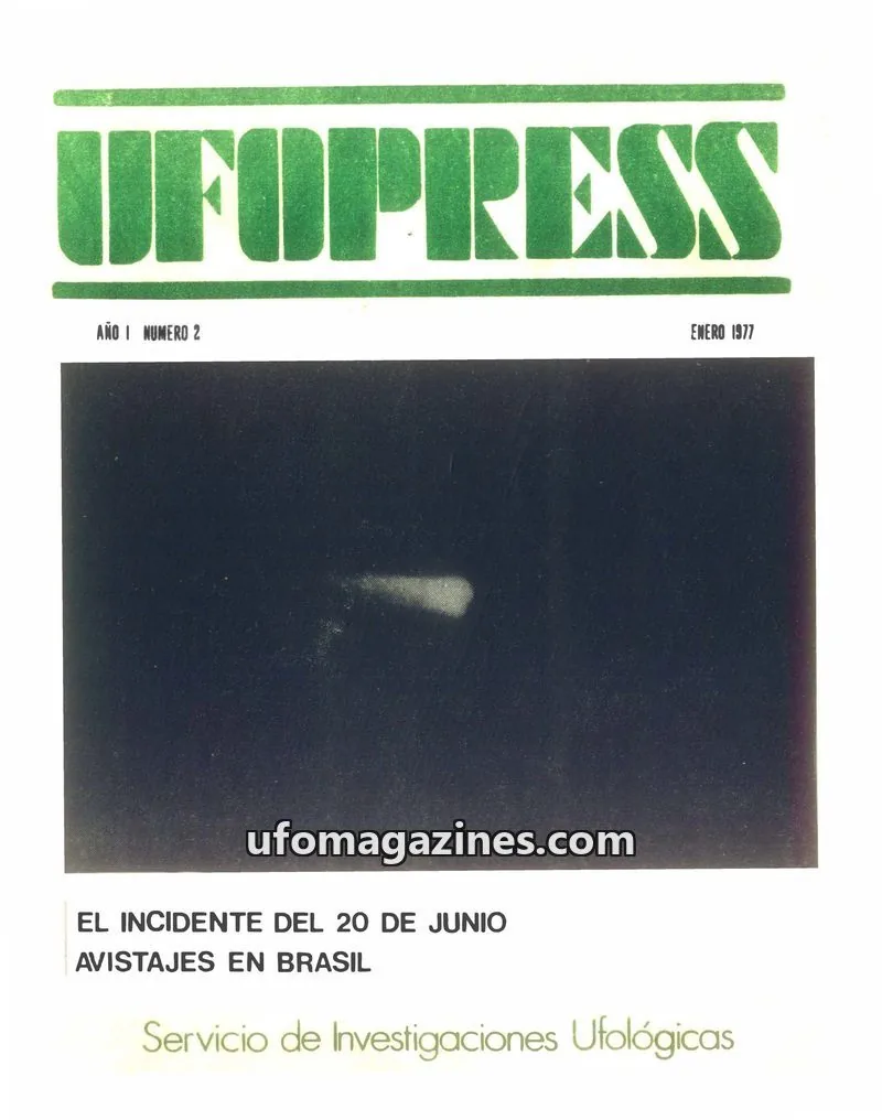 Cover of UFO PRESS issue 2: UFOPRESS