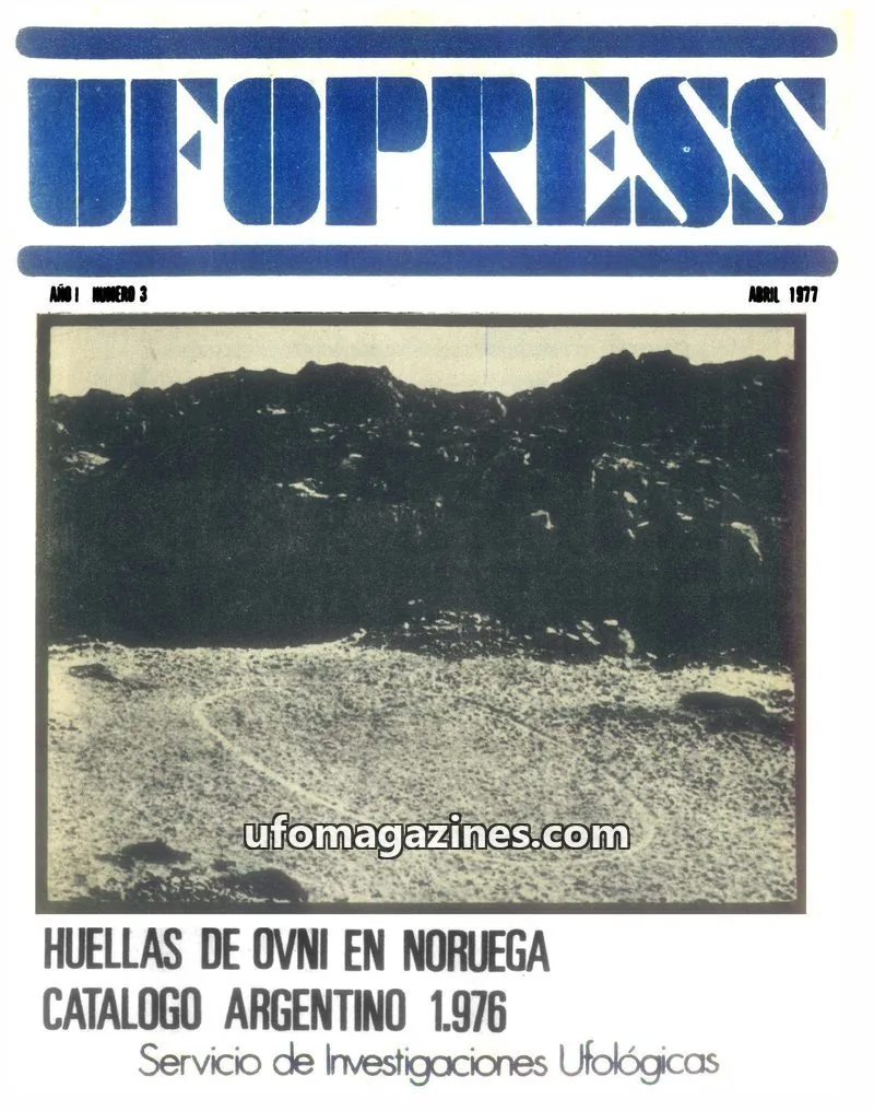 Cover of UFO PRESS issue 3: UFOPRESS