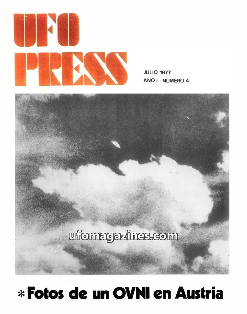 Cover of UFOPRESS issue 4: UFO PRESS