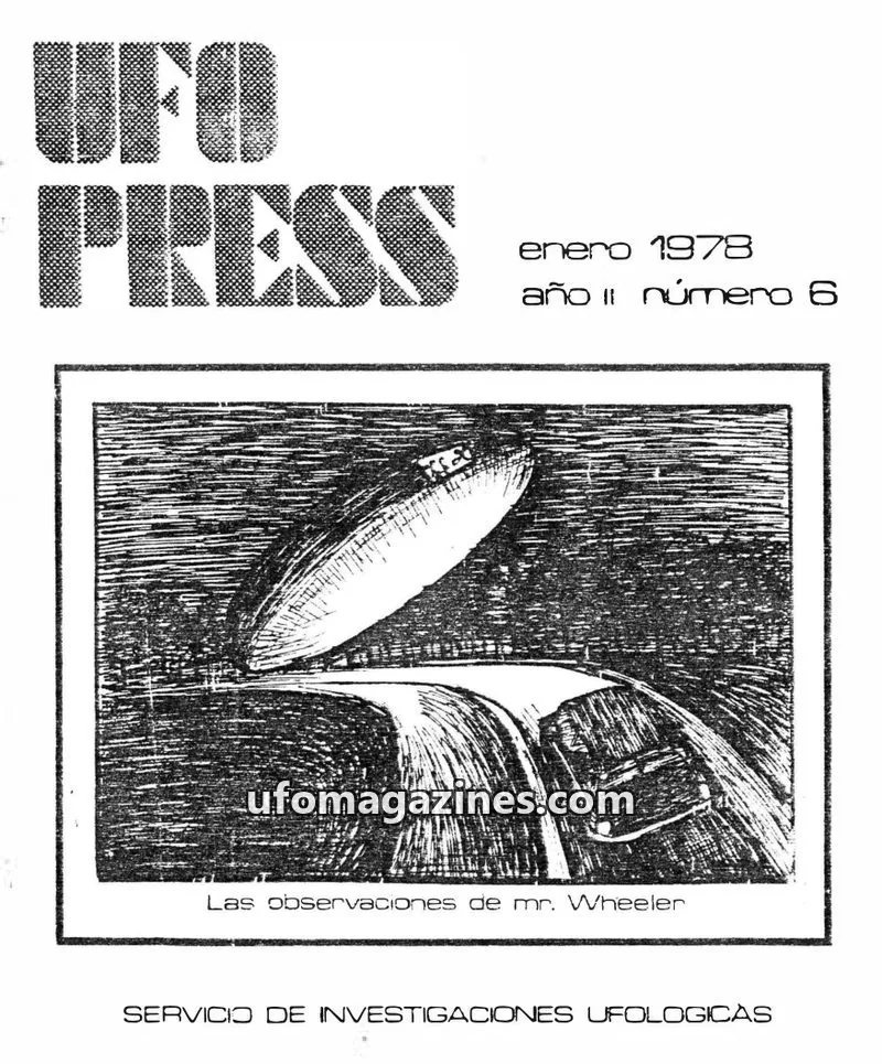 Cover of UFO PRESS issue 6: UFO PRESS