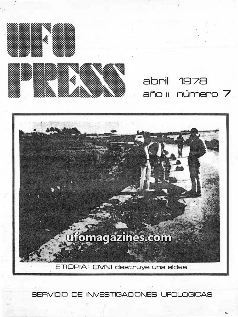 Cover of UFO PRESS issue 7: UFO PRESS