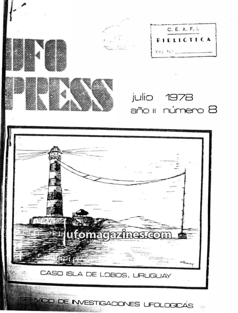 Cover of UFO PRESS issue 8: UFO PRESS