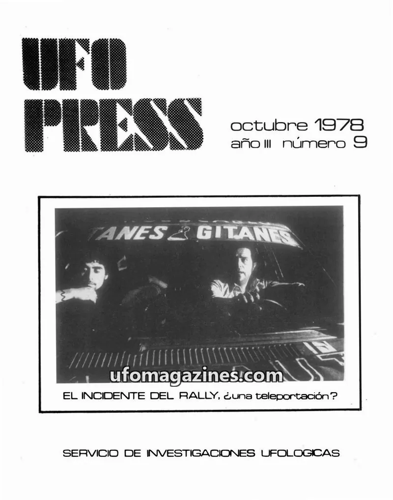 Cover of SIU issue 9: UFO PRESS