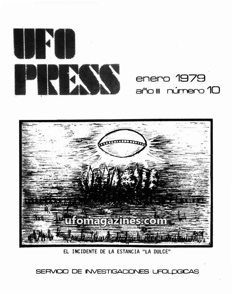 Cover of UFO PRESS issue 10: UFO PRESS