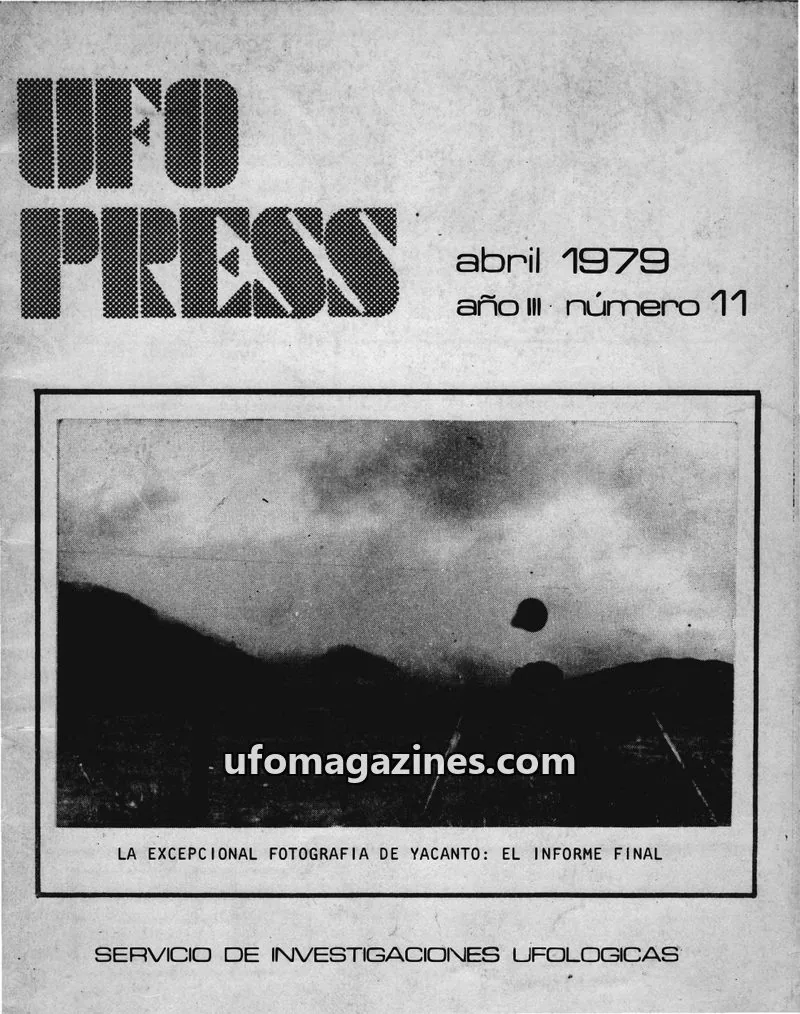 Cover of UFO PRESS issue 11: UFO PRESS