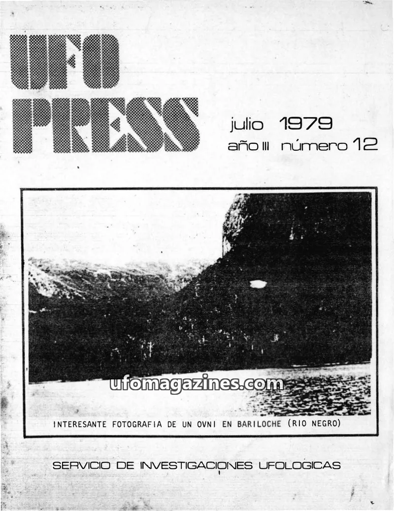 Cover of UFO PRESS issue 12: UFO PRESS