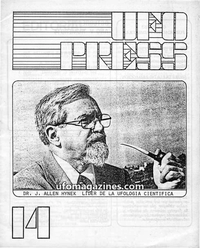 Cover of UFO PRESS issue 14: UFO PRESS