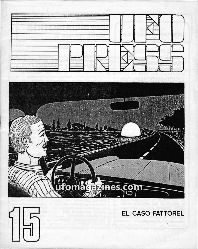 Cover of CIU-UFO PRESS issue 15: UFO PRESS