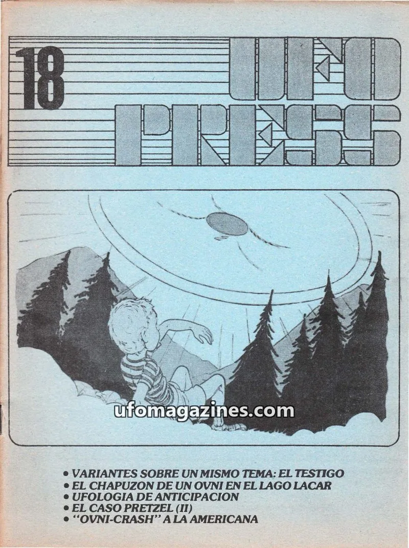 Cover of UFO PRESS issue 18: UFO PRESS