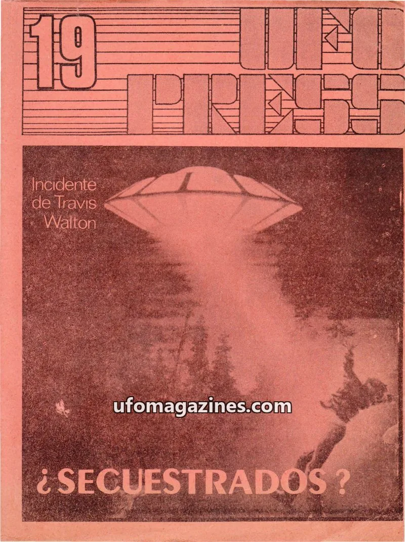 Cover of UFO PRESS issue 19: UFO PRESS