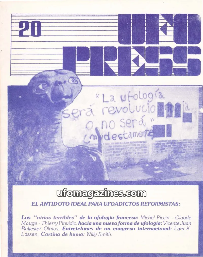 Cover of UFO PRESS issue 20: UFO PRESS