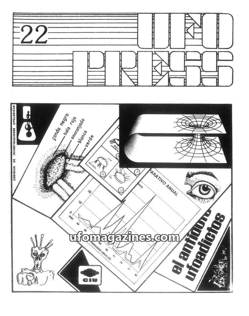 Cover of UFO PRESS issue 22: REVISTA UFO PRESS