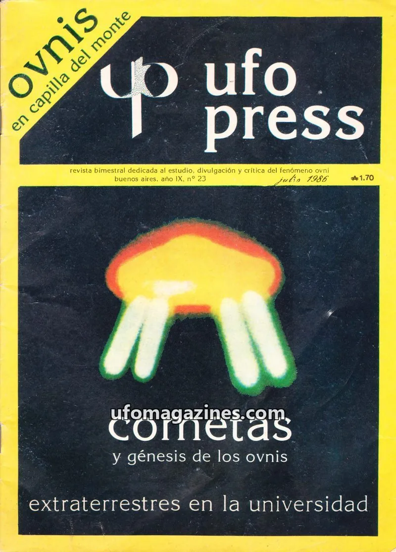 Cover of UFO PRESS issue n° 23: ufo press