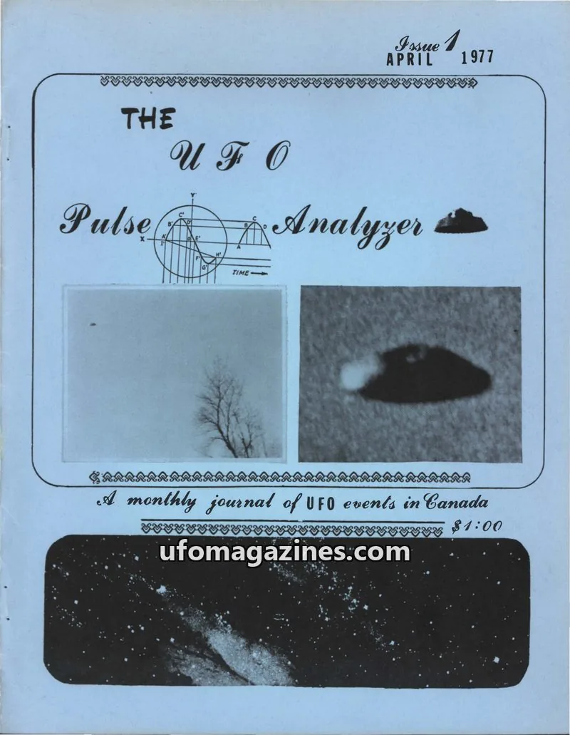Cover of UFO Pulse Analyzer (Harry Tokarz) issue 1: THE UFO Pulse Analyzer