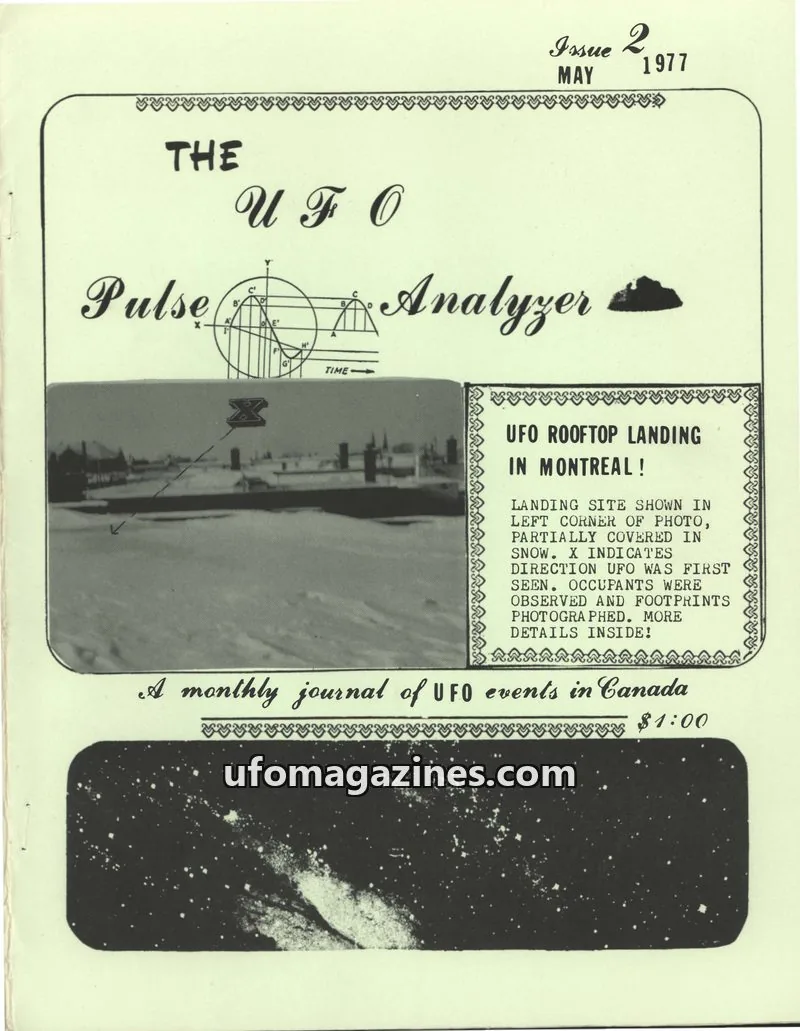 Cover of UFO Pulse Analyzer (Harry Tokarz) issue 2: The UFO Pulse Analyzer