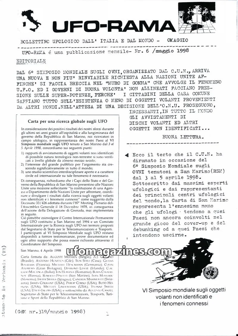 Cover of UFO Rama issue 6: UFO-RAMA