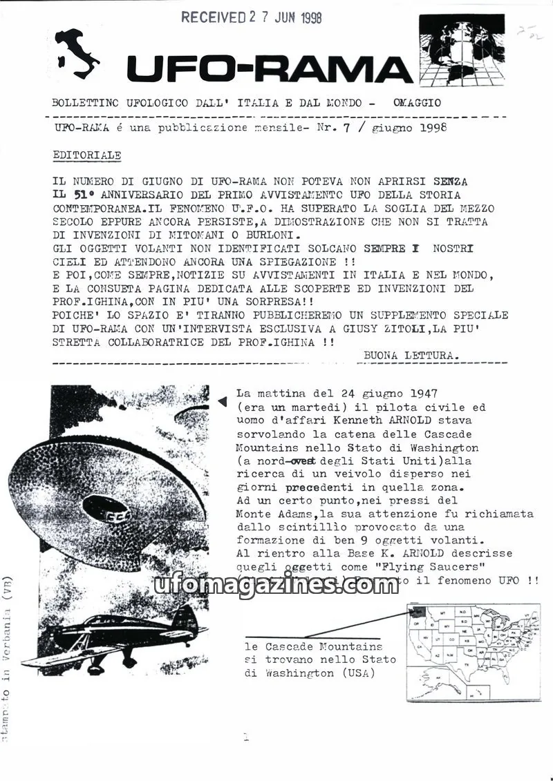 Cover of UFO Rama issue 7: UFO-RAMA