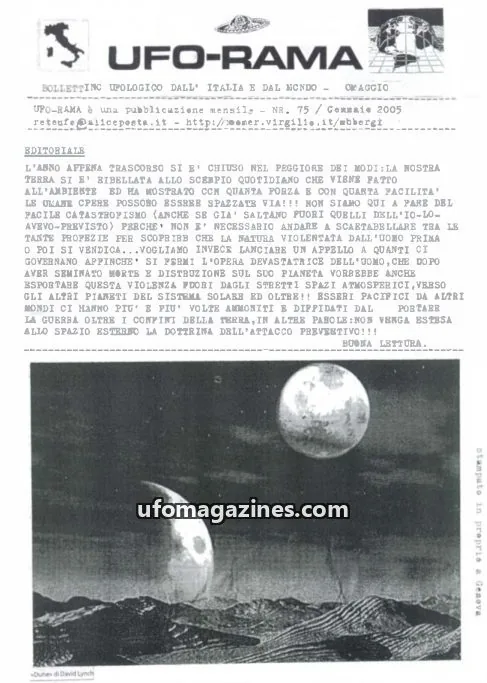 Cover of UFO Rama issue 75: UFO-RAMA