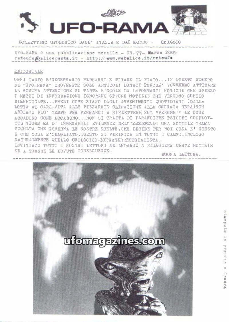 Cover of UFO Rama issue 77: UFO-RAMA