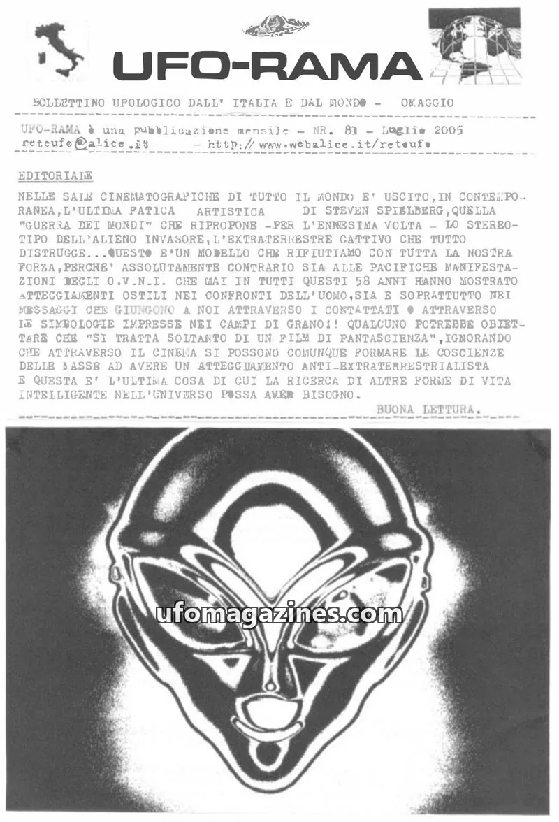 Cover of UFO Rama issue 81: UFO-RAMA