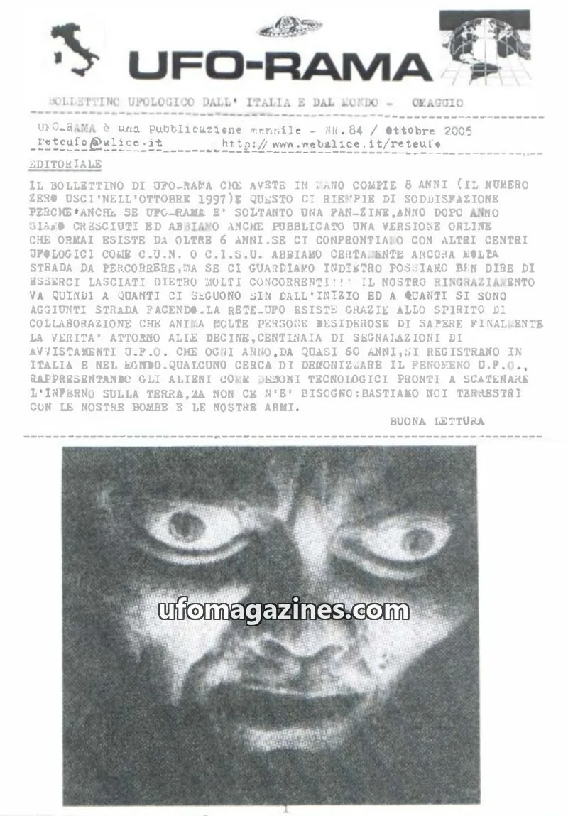 Cover of UFO Rama issue 84: UFO-RAMA