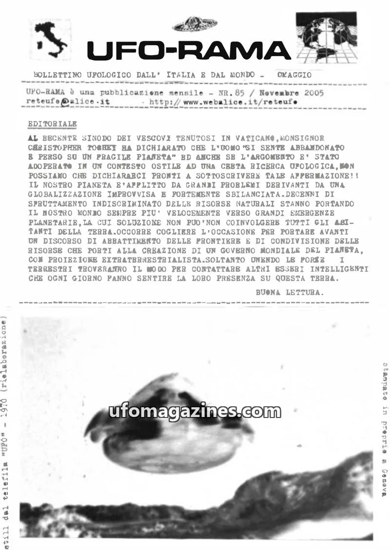 Cover of UFO Rama issue 85: UFO-RAMA